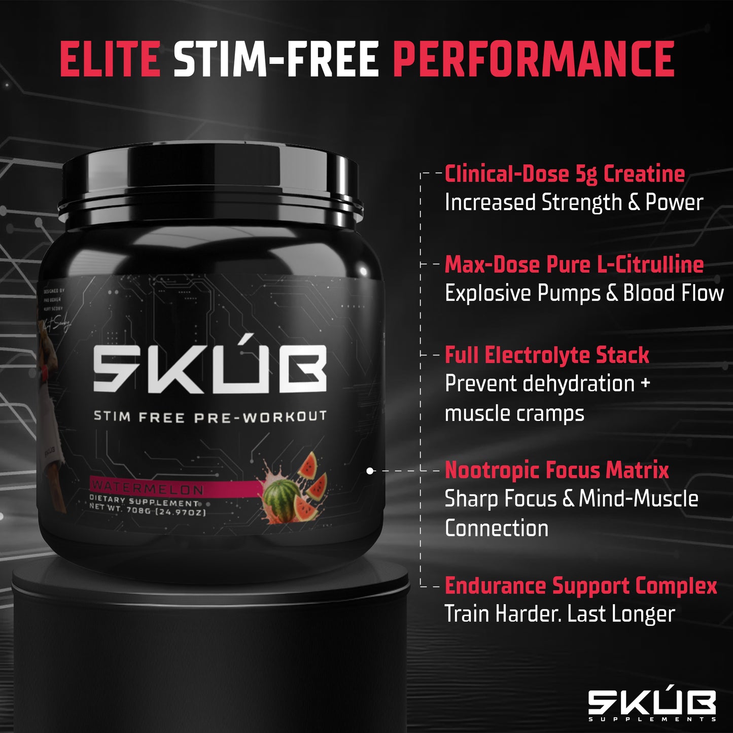 SKÚB Stim Free Pre-Workout
